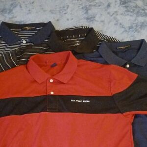 3 U.S. Polo Assn. Men's  Polo Shirt 1 Polo Shirt In Large